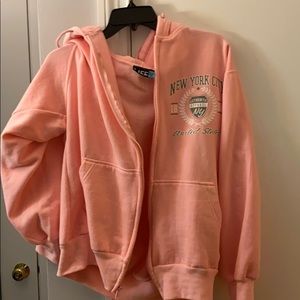 New york zip up hoodie